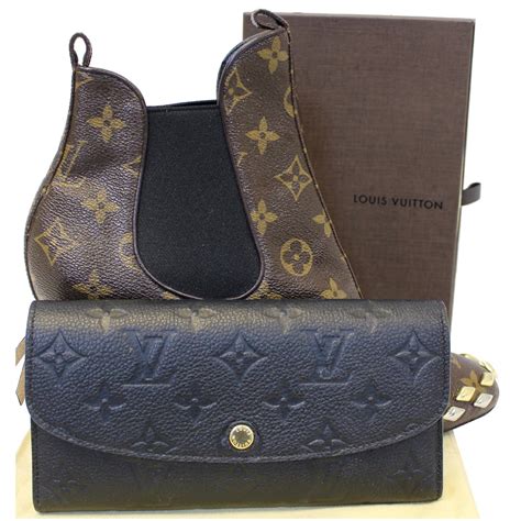 monogram louis vuitton black wallet|Emilie Wallet Monogram Empreinte Leather .